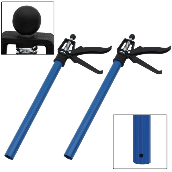 monzana Stahl Türspanner/Zargenspanner 3er-Set 50-115cm maximal 30kg, 103183