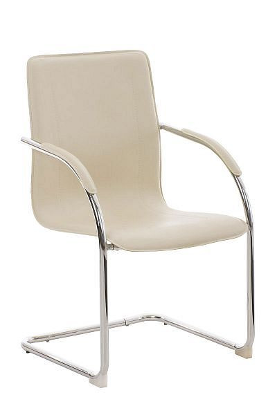 CLP Besucherstuhl Melina, creme, 1029204, 4250420218691