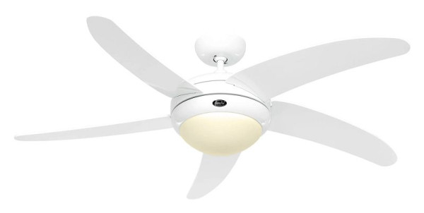 CasaFan Deckenventilator Elica Lack weiß-Lack weiß mit Fernbedienung, 9513279