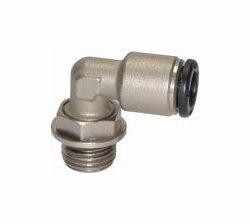 Riegler L-Steckverschraubung, drehbar, Außengewinde zylindrisch mit O-Ring (NBR), 108599