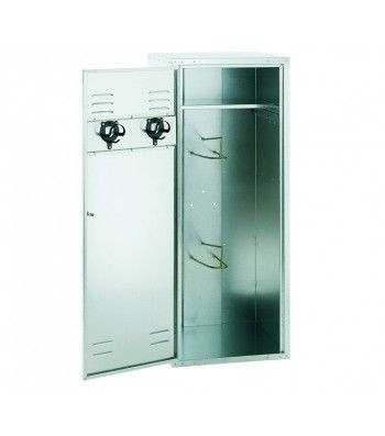 Growi Sattelschrank (HxTxB): 190 x 60 x 60 cm, Zylinderschloss, Sattelhalter, 10050180