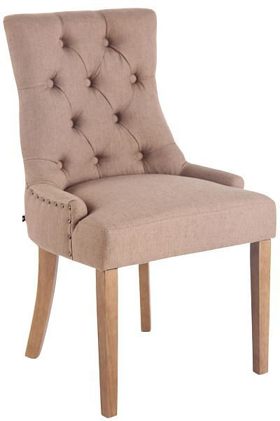 CLP Esszimmerstuhl Aberdeen Stoff antik-hell, taupe, 310455