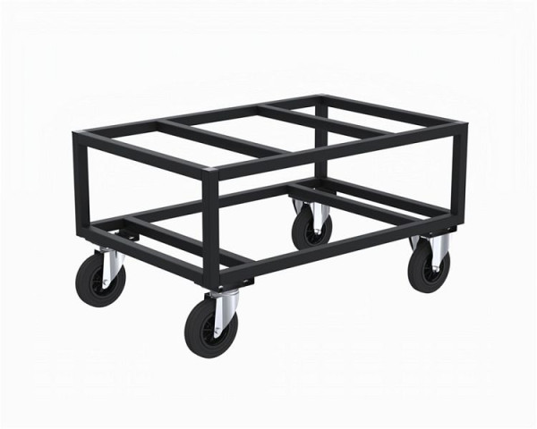 Kongamek Palettenwagen, schwarz, 1200 x 800 x 650 mm, KM221-S