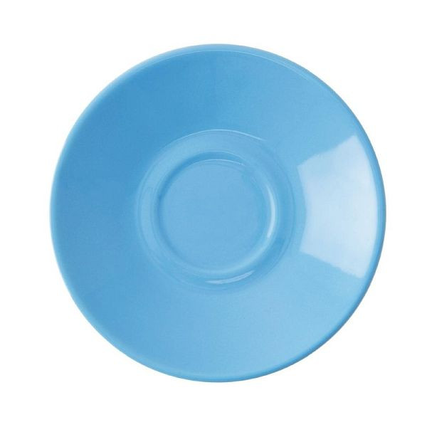 Olympia Cafe Untertassen blau 11,7cm, VE: 12 Stück, HC406
