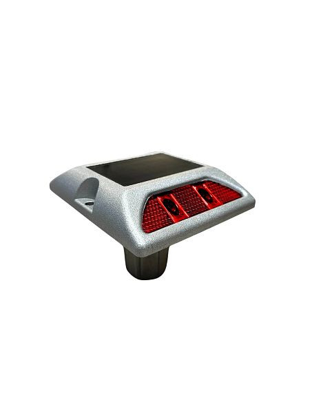 Ri-Traffic LED Fahrbahnreflektor SOLAR, Rot/Weiß, 15-0010-02