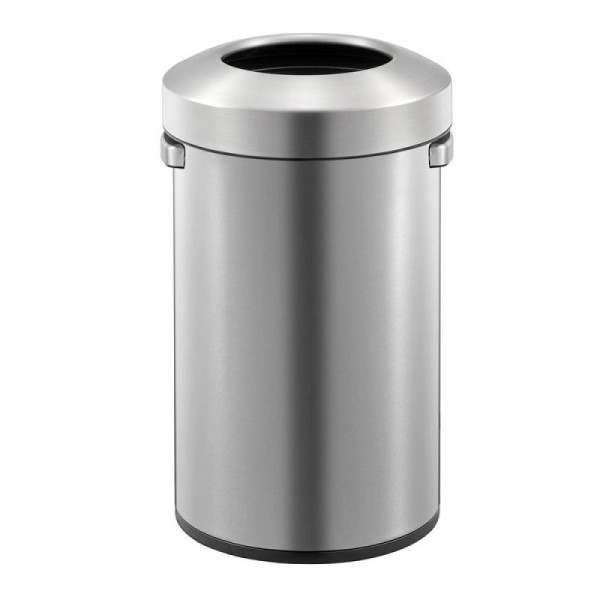 STEIN HGS Urban Abfalleimer, 50 Liter, Edelstahl, matt, 83674.0001