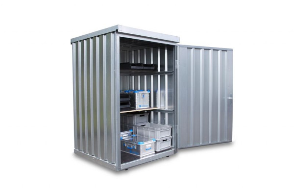 FLADAFI Magazinbox MB 8, verzinkt, montiert, mit Boden, 1.420 x 1.490 x 2.195 mm, F2652