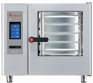 Eloma GENIUS MT 6-11 Heißluftdämpfer 400V / 11kW, Elektro, Rechtsanschlag, Halogen/Zweifach, Multi-Öko, Tür elektrisch, EL6113017-2A