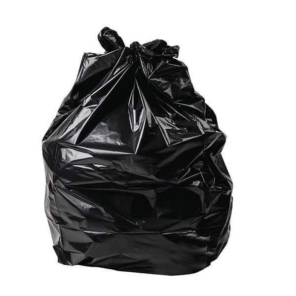 Jantex Müllbeutel schwarz 25L, VE: 500 Stück, recycelbar, GF278