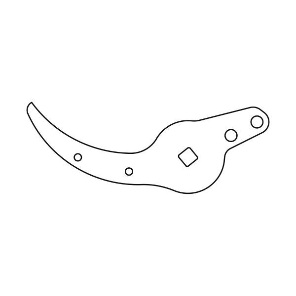 Felco Gegenklinge mit Schrauben (1 x 100/4 + 1 x 6/6), 100/4