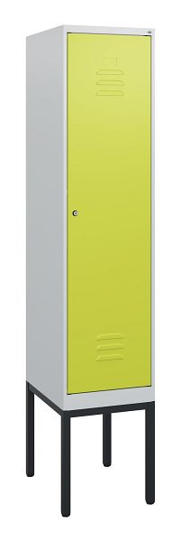 C+P Umkleidespind Classic PLUS, Gestell, 1950x400x500mm, 7035/0024, Zylinderschloss, 0800305-12 S10025