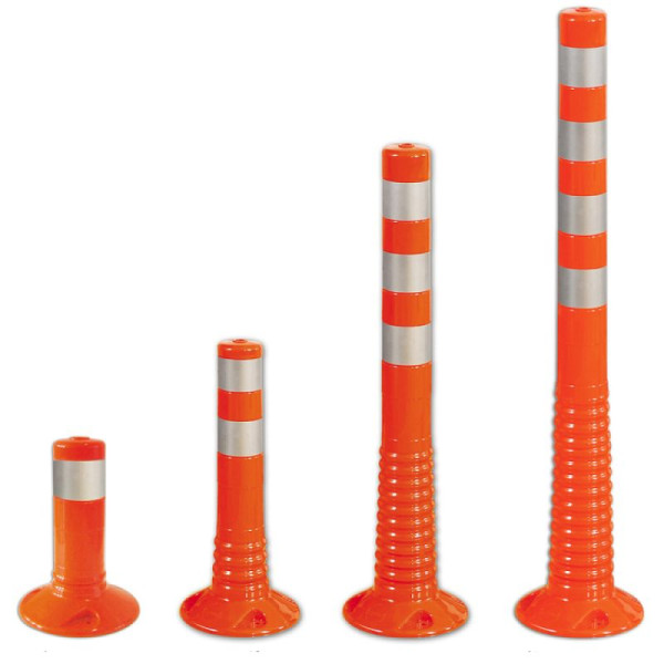 Stein HGS Absperrpfosten -Elasto Orange-, überfahrbar, 300 mm, 12855