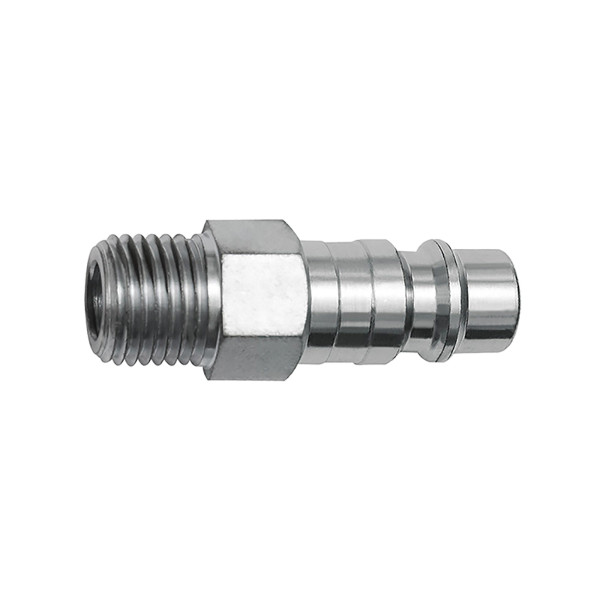 Riegler Nippel für Kupplungen NW 7,2, Stahl, G 1/2 AG, 157163