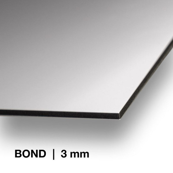 Showdown Displays Bond Platte 500x1000mm Dicke 3mm beidseitiger Flachbettdruck, FB500x1000GD-BW3
