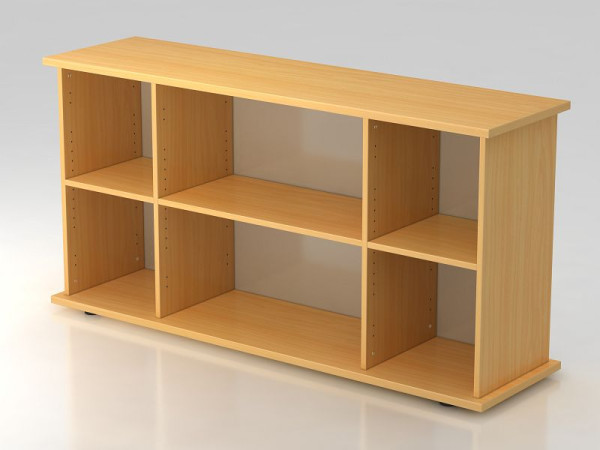 Hammerbacher Sideboard offen 166cm Buche, 166,1x44,8x84 cm (BxTxH), VSBOF/6