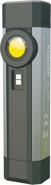 Kunzer Arbeitslampe COB Arbeitslicht (3W), SMD Kopfstrahler (1W) integrierte UV-LED Lampe, PL-031