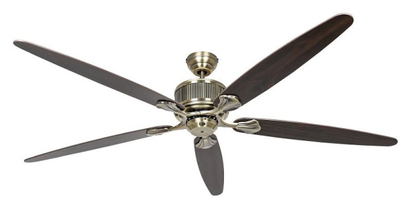 CasaFan Deckenventilator Eco Elements 180 Messing antik-Eiche antik/Nussbaum, 518080