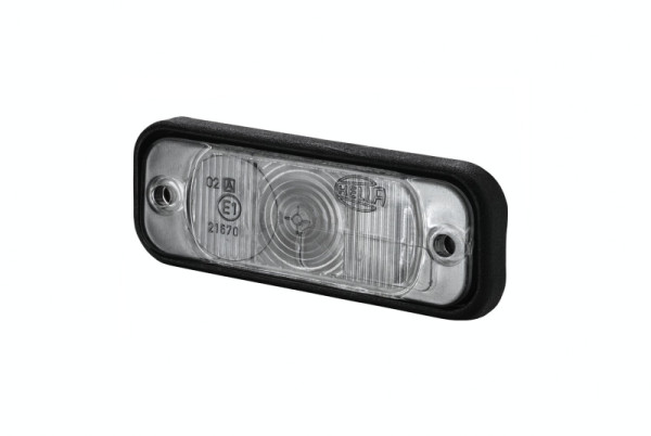 HELLA Umrissleuchte, Einbau, Lichtscheibenfarbe: weiß, seitlicher Anbau/seitlicher Einbau, 2XS 003 738-037