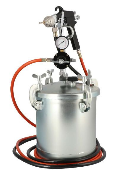 Airpress Lackierpistole 5.5 bar 2 mm Düse 8.5 l Fließbecher, 45202