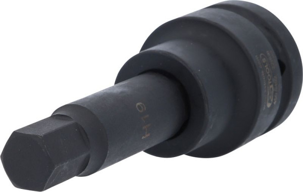 KS Tools 1" Kraft-Bit-Stecknuss Innensechskant, lang, 29mm, 450.0492