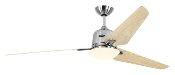 CasaFan Deckenventilator Eco Aviatos 162 Chrom gebürstet-Ahorn, 516087