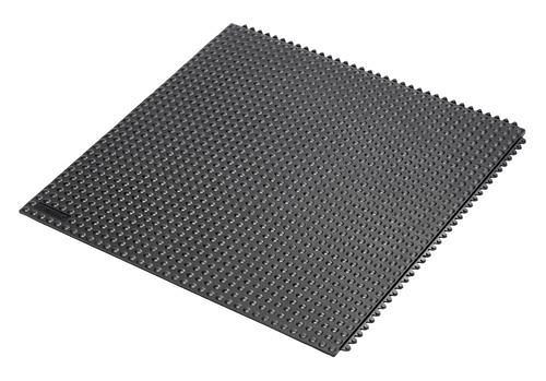 DENIOS Anti-Ermüdungsmatte SH 9.9, Nitrilgummi, schwarz, 91 x 91 cm, 247738