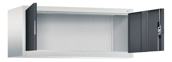 C+P Aufsatzschrank Acurado, H500xB1200xT500mm, Farbe: Lichtgrau / Schwarzgrau, Muldengriff, 9484-000 S10183