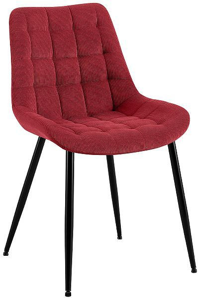 CLP Esszimmerstuhl Sardna Cord, bordeauxrot, 326253
