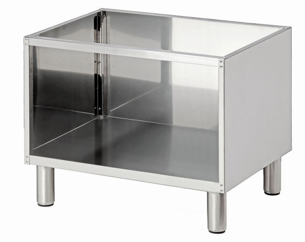 Bartscher Unterbau offen, 650, B700, Chromnickelstahl, 112121