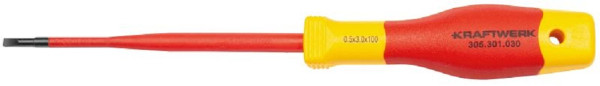 Kraftwerk Elektriker-Schraubendreher Schlitz 3.0mm, 305.301.030