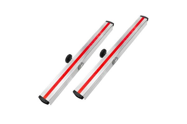 HYMER Fußverlängerungsset für Sprossenstehleitern, Verstellbereich 370 mm, 0053229