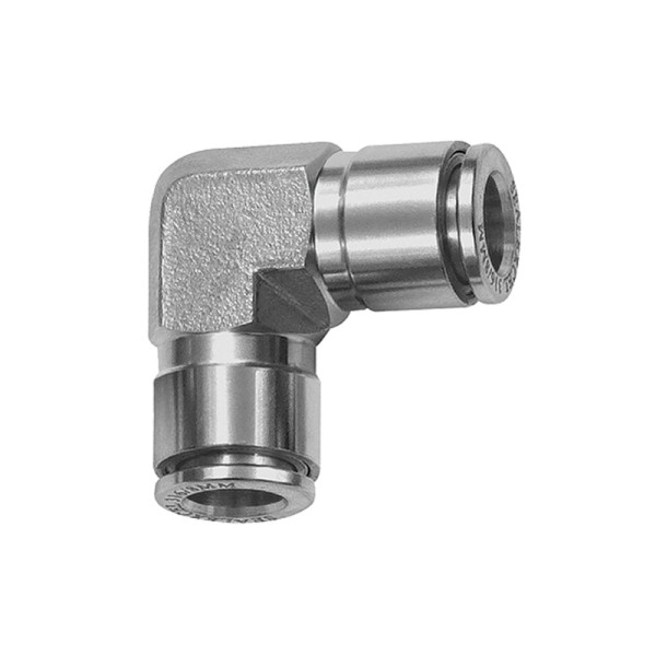 Riegler L-Steckverbindung, für Schlauch-Außen-Ø 14, Edelstahl 1.4404, 135267