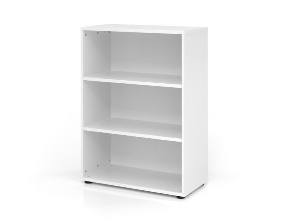 Hammerbacher Regal 938RE, 3 OH, Korpus: Weiß, 80 x 40 x 110 cm (BxTxH), V938RE/W