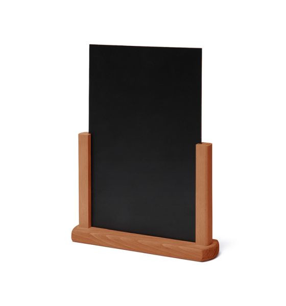 Showdown Displays Tischaufsteller Holz, teak, DIN A5, TCHBLBA5