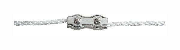 Patura Seilverbinder Edelstahl, für Seile bis 6 mm (10 Stück/Pack), 103910