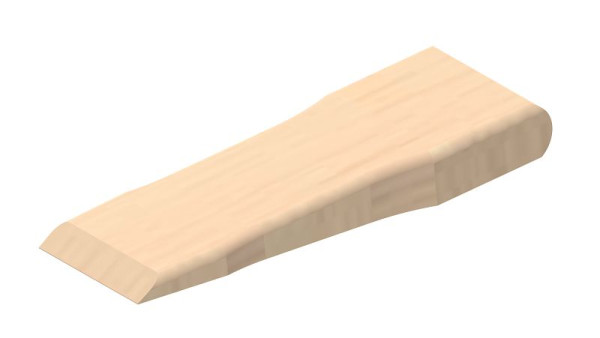 Ulmia Holzkeil für Hobel (Keilbreite 48 mm), für Schlichthobel, Doppelhobel, Putzhobel, 01.9002, 4044637196886