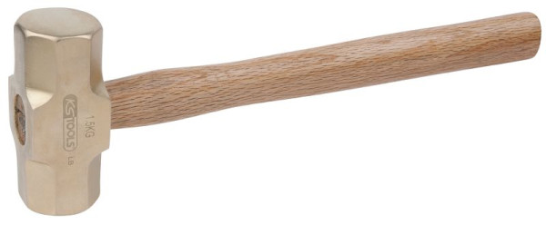 KS Tools BRONZEplus Minenhammer 1000 g, mit Hickorystiel, 963.2080