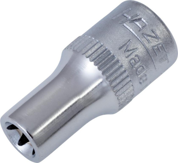 Hazet Steckschlüsseleinsatz TORX®, Vierkant hohl 6,3 mm (1/4 Zoll), Außen TORX® Profil, E6, 850-E6