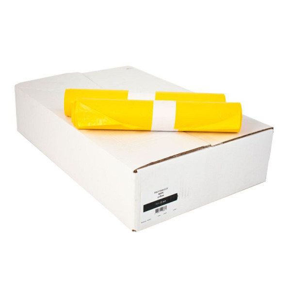 STEIN HGS Abfalltüten 70x110x0.021, gelb, VE: 250 Stück (10 x 25 Stück), 83426.0002