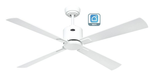 CasaFan Deckenventilator Eco Neo III 132 Lack weiß-Lack weiß glänzend WiFi, 943232W