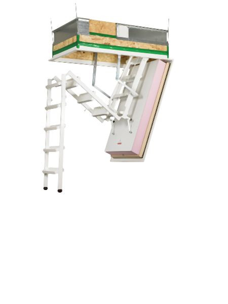 Wippro Dachbodentreppe Klimatec Smart 130x70 cm ohne Brandschutz, 17850