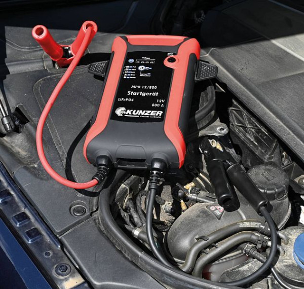 Kunzer Next Generation Profi Startgerät LifePo4 12V 4000/800A, MPB 12/800