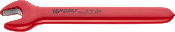 Hazet Einmaulschlüssel, schutzisoliert, Außen-Sechskant Profil, 16 mm, 450KV-16