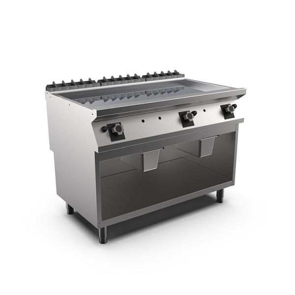 Mareno M1-900 Gasgrillplatte mit glatter Chromplatte, 120cm, 1200(B)x920(T)x900(H)mm, FT912GLCG, 191.228