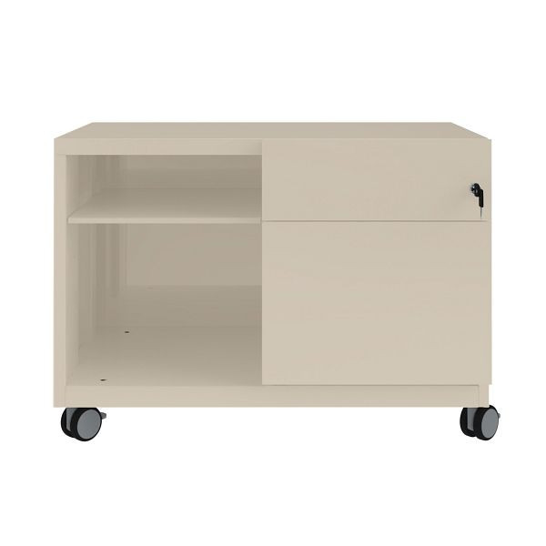 Bisley Caddy Note™, Schubladen und Ziehgriff rechts, 643 sand, CADM08RH643