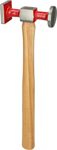 KS Tools Karosserie-Standard-Hammer, groß rund/eckig/gewölbt, 325mm, 140.2134