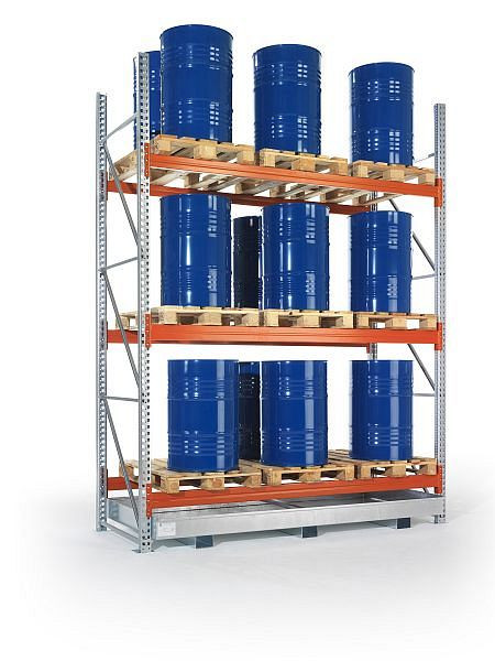 Meta Regalwanne WSR-B 13.27/660 ohne Gitterrost, verzinkt, LxTxH= 2680x1300x357 mm, 9900001134