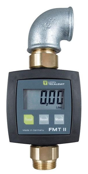 Cemo elektrischer Durchfluss-Zähler FMT II/50 für Elektro-Pumpe, 7574, 4052886078327