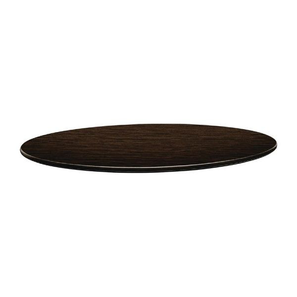 Topalit Smartline runde Tischplatte Wenge 70cm, DR975