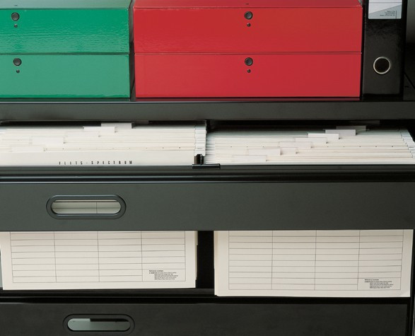 Bisley Teleskophängerahmen für EuroTambour, B 1200 mm, schwarz, ET412RFPS333